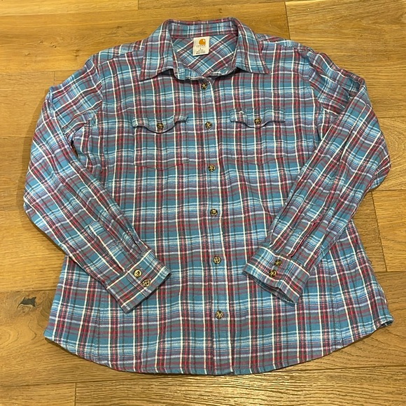 Carhartt Flannel Button Down - L - Picture 1 of 7